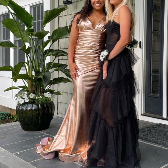 Atria (atriadresses.com) Rose Gold Prom Gown - Picture 6 of 9